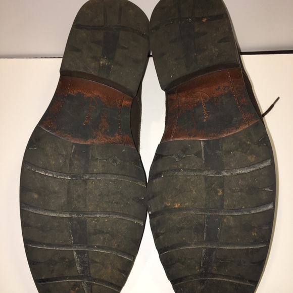 Men’s Clark’s suede wingtip brogues size 11.5 - Picture 6 of 8